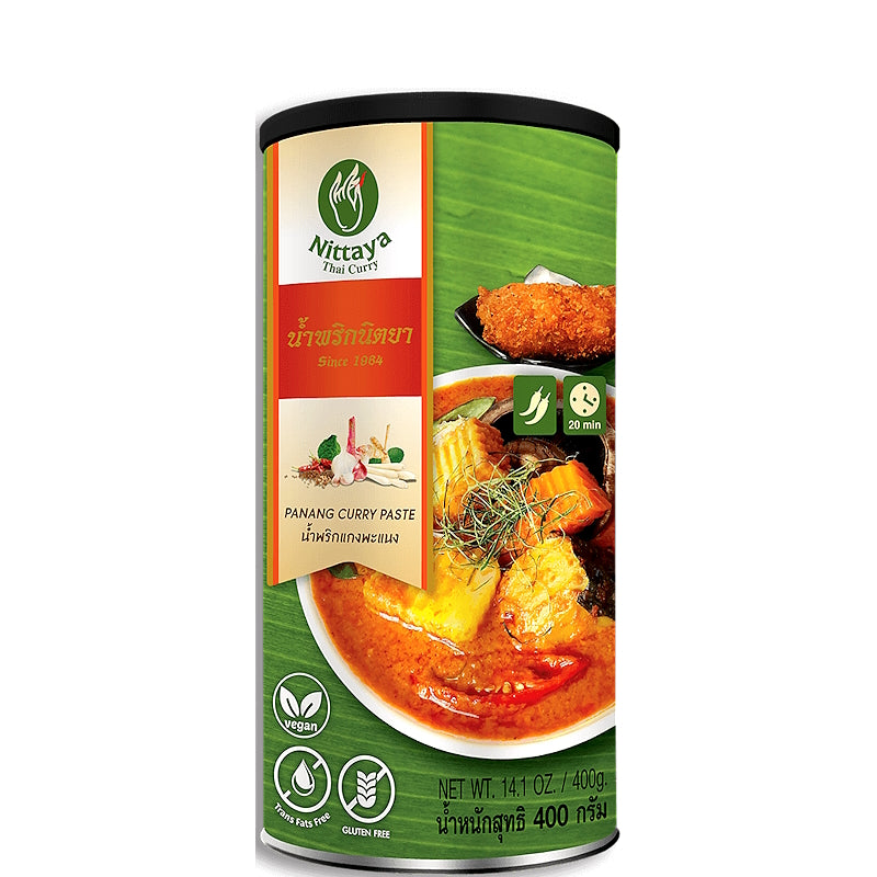 น้ำพริกแกงพะแนง (เจ) ขนาด 400 กรัม - ตรานิตยา