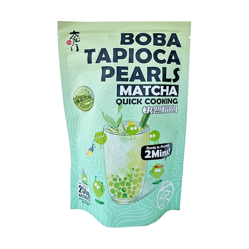 Boba Tapioca Pearls – Matcha Flavour – TYM