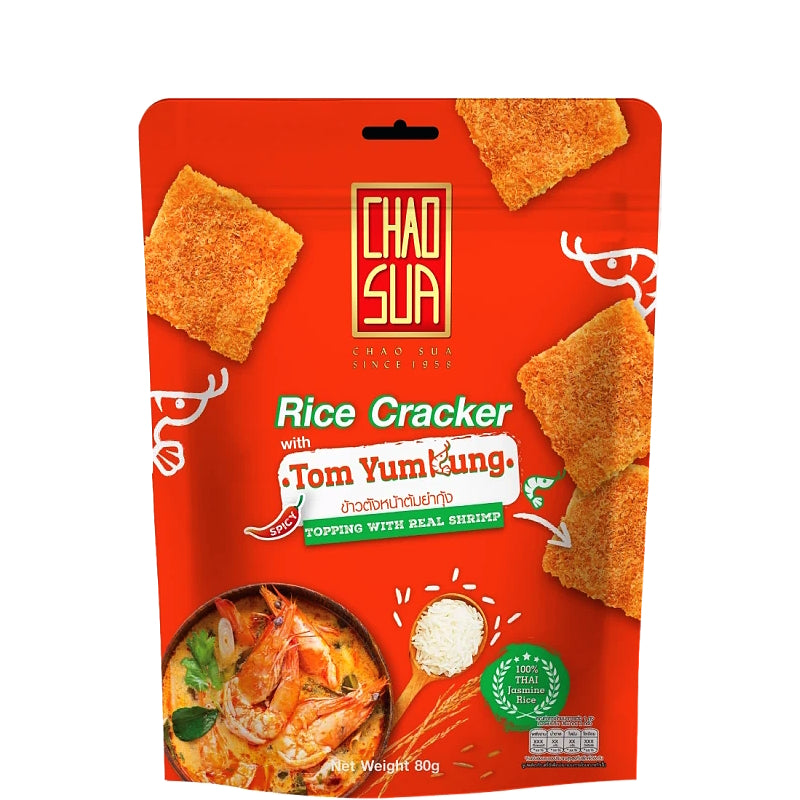 Rice Cracker with Shrimp Floss – Tom Yum Kung – CHAO SUA