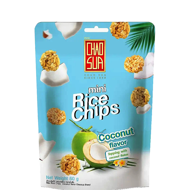 Mini Rice Chips – Coconut Flavour – CHAO SUA