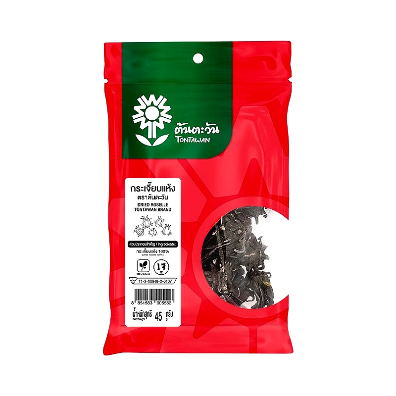 กระเจี๊ยบแห้ง ขนาด 45 กรัม - ตราต้นตะวัน