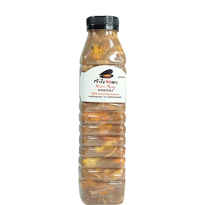 หอยดอง สูตรโบราณ ไม่ผสมสี ขนาด 450 มิลลิลิตร - ตรากำไลทอง