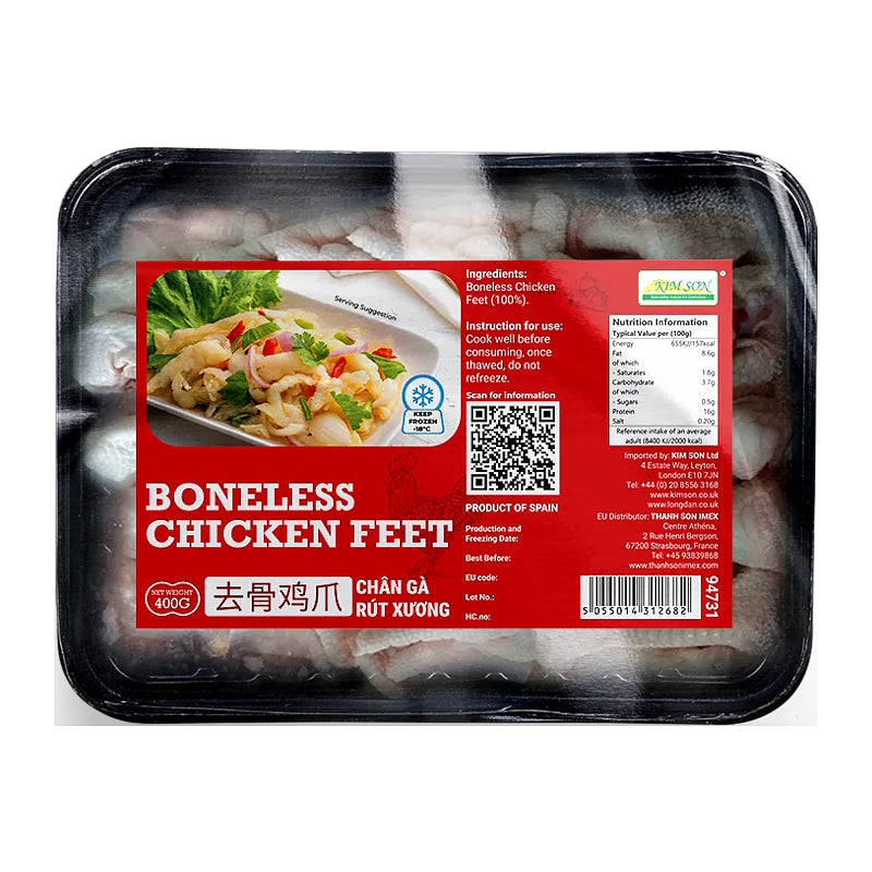 เล็บมือนาง(ตีนไก่ไม่มีกระดูก) ขนาด 400 กรัม - ตรา KIM SON