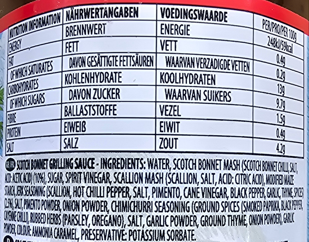 HOT Scotch Bonnet Grilling Sauce - GRACE