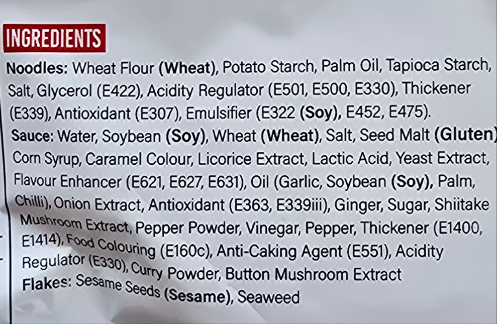 FLAMING CHICKEN - Original Stir-fried Noodles 4x138g - THE HAN KITCHEN