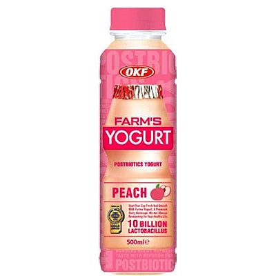 FARM'S Probiotic Yoghurt Drink - Peach - OKF