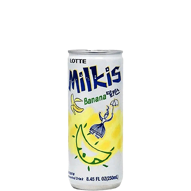 MILKIS Korean Cream Soda - Banana 250ml - LOTTE