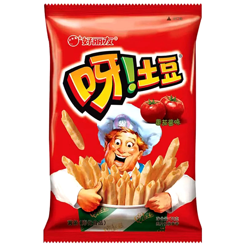 Korean Oh! Karto Ketchup Flavour Potato Chips 70g - ORION