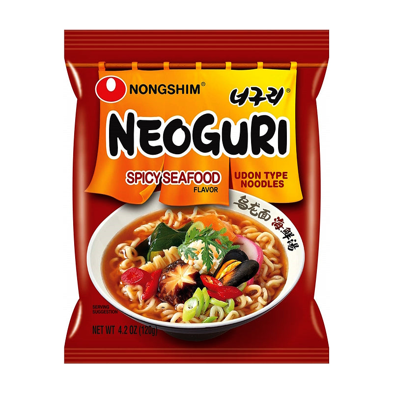 Instant Noodle Soup Neoguri Ramyun - Seafood & Spicy - NONG SHIM