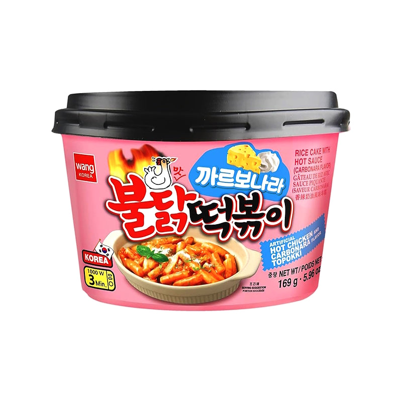 EXTREME SPICY Carbonara Flavour Topokki - WANG