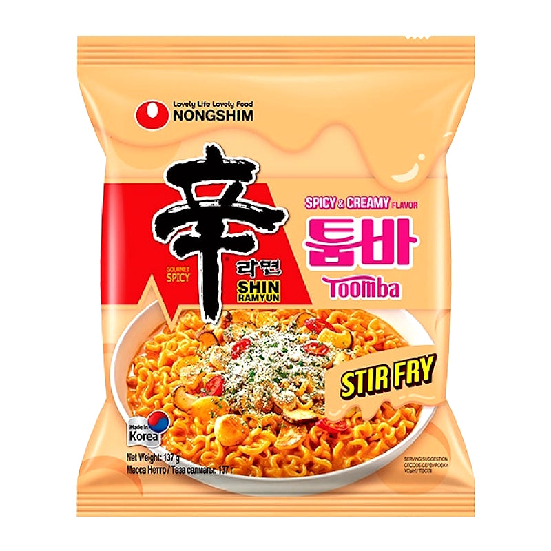 TOOMBA Spicy & Creamy Stir-fry Shin Ramyum - NONGSHIM