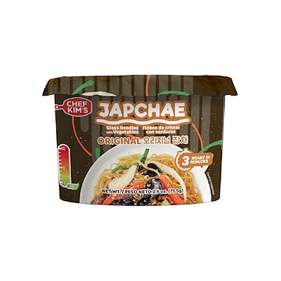 JAPCHAE Instant Glass Noodles with Vegetables - Original - CHEF KIM'S