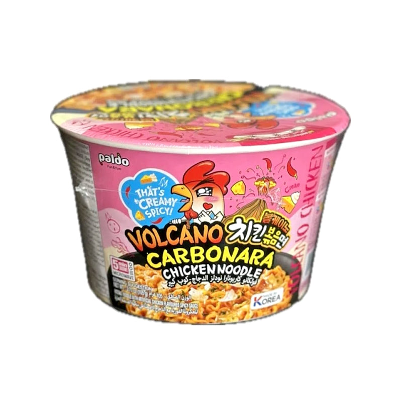 VOLCANO Chicken CARBONARA Flavour BOWL Noodles - PALDO