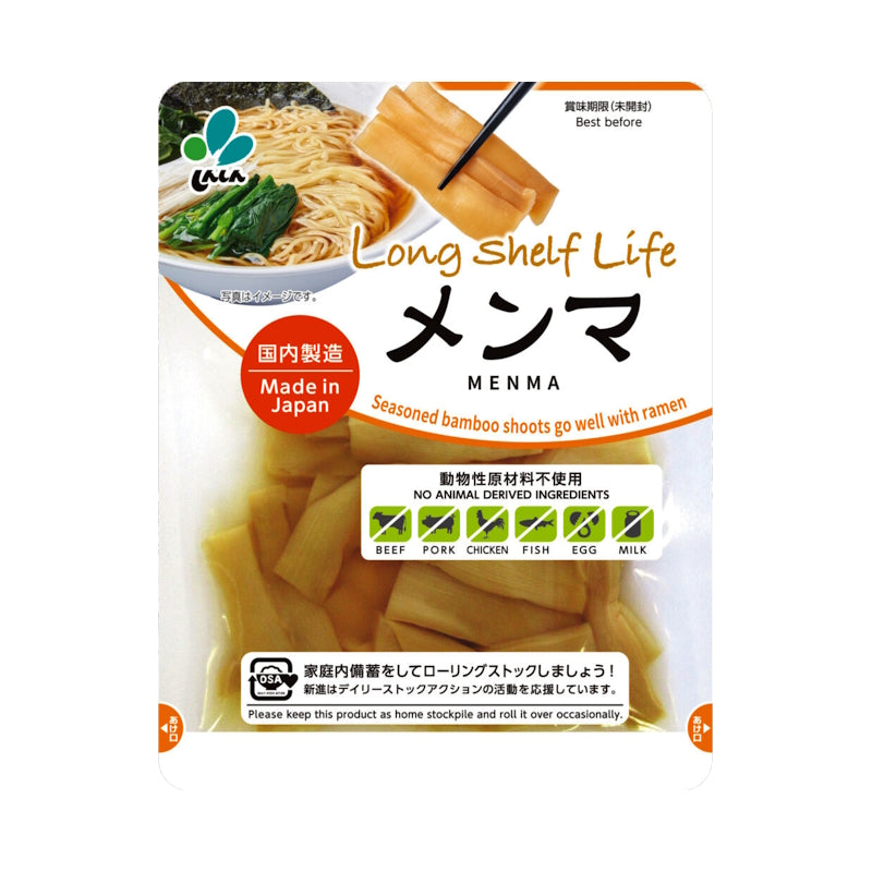 Seasoned Bamboo Shoots (Menma) 90g - SHIN SHIN