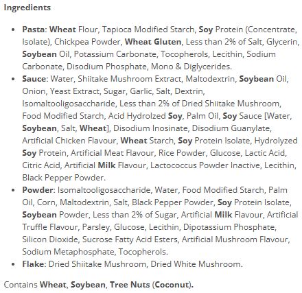 TANGLE Creamy Mushroom Flavour Pasta - SAMYANG