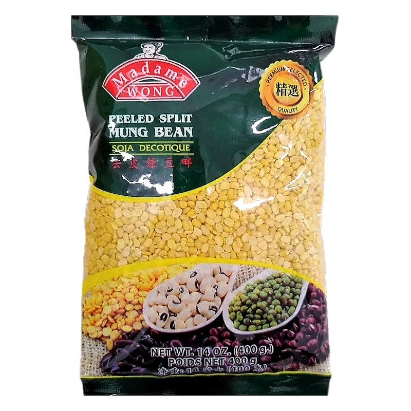 Peeled Split Mung Beans 400g - MADAME WONG