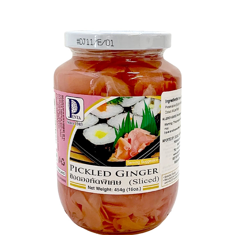 ขิงดองคัดพิเศษ ขนาด 454 กรัม - ตราเพ็ญทา