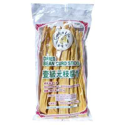 Dried Bean Curd Sticks 200g – GOLDEN LILY