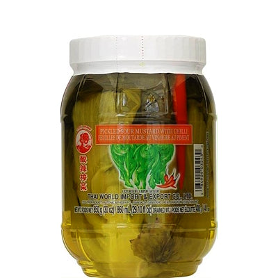 Pickled Sour Mustard with Chilli 850g – COCK