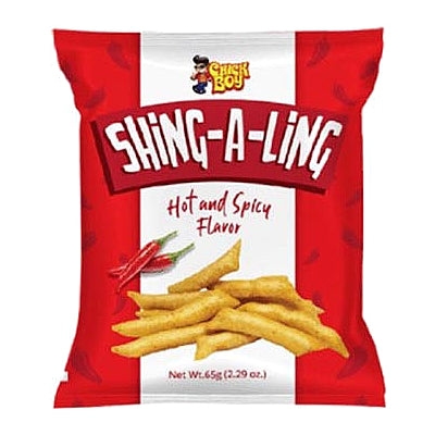 SHING-A-LING Hot & Spicy Wheat Snack - CHICK BOY