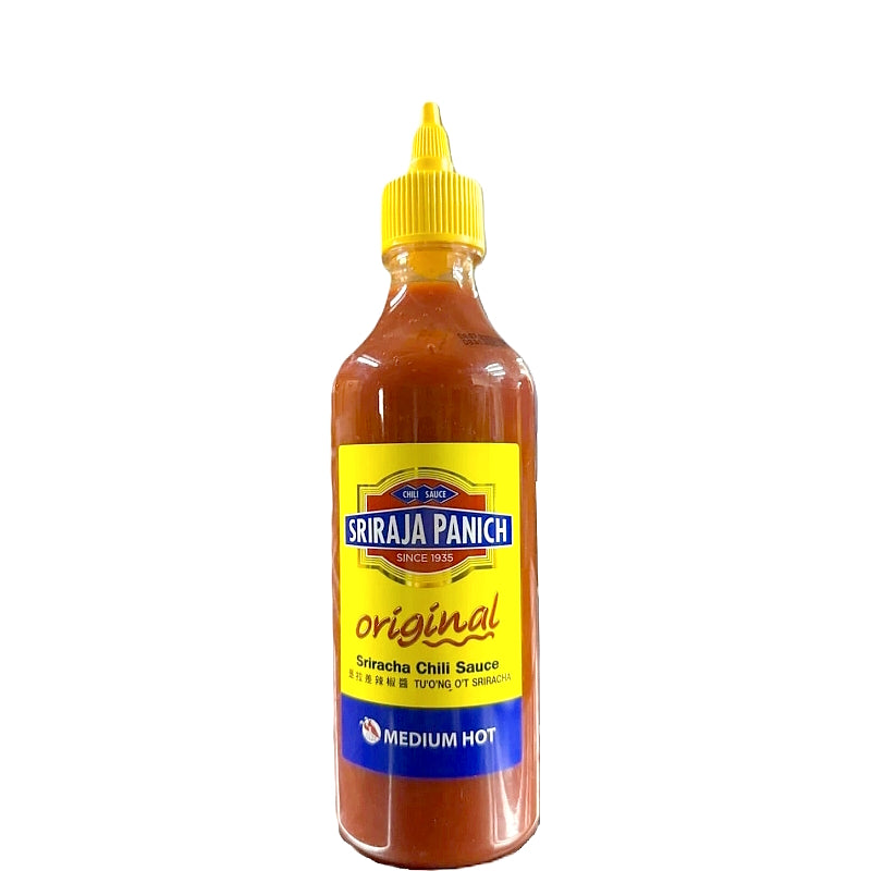SRIRAJA PANICH Original Chilli Sauce – Medium Hot 540g – GOLDEN MOUNTAIN