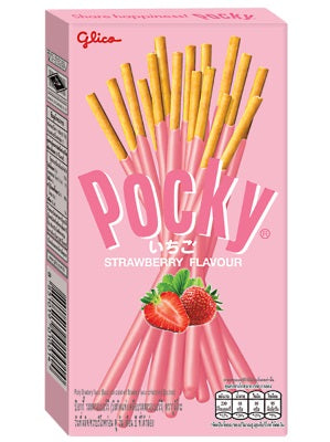 Pocky Biscuit Snack - Strawberry Flavour - GLICO