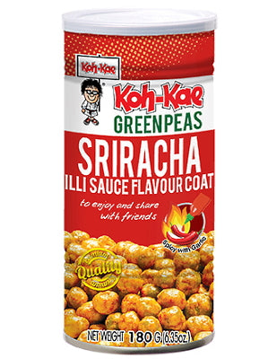 Sriracha Chilli Sauce Flavour Coated Green Peas – KOH KAE