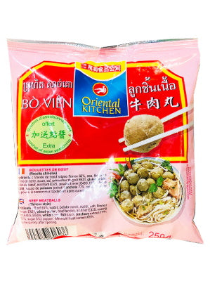 Beef Meatballs (Luk Chin Neua) 250g - ORIENTAL KITCHEN