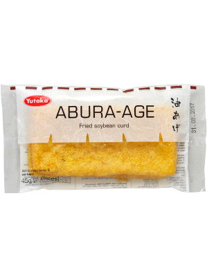 Fried Soybean Curd Pockets (Abura-Age) 2pcs - YUTAKA