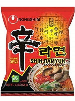Instant Noodle Soup Shin Ramyun - Hot & Spicy - NONG SHIM