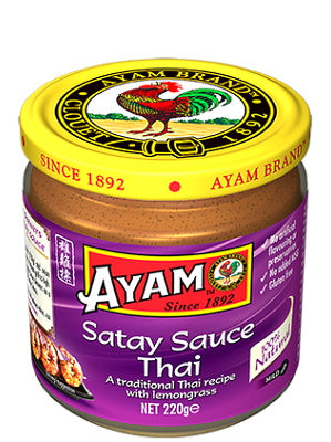 Satay Sauce - Thai Style (with Lemongrass) 220g - AYAM