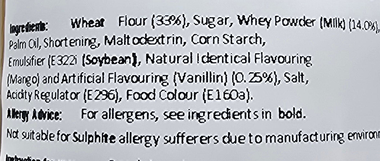ขนมอบกรอบแท่งวัฟเฟิลสอดไส้ครีมมะม่วง ขนาด 125 กรัม - ตราวีฟู๊ด