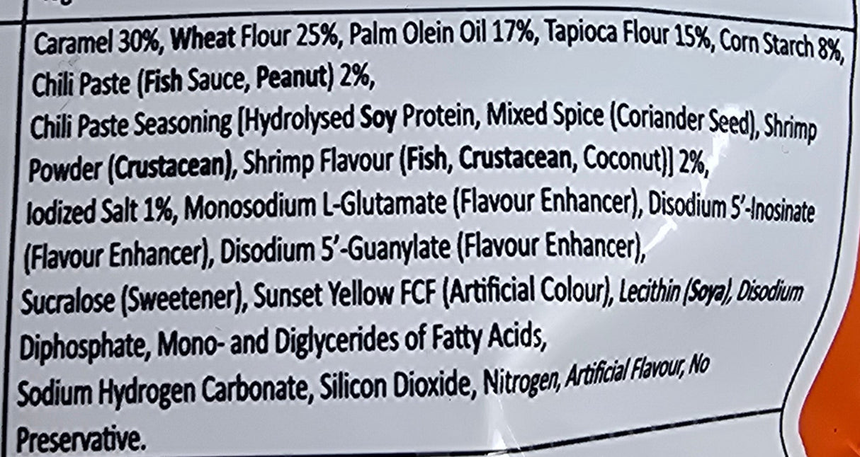 Butter Caramel Coated Fried Wheat Snack – Chilli Paste Bread Flavour 48g – PARTY