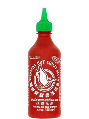 Sri Racha Hot Chilli Sauce 455ml - FLYING GOOSE