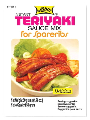 Instant Teriyaki Sauce Mix for Spareribs - LOBO