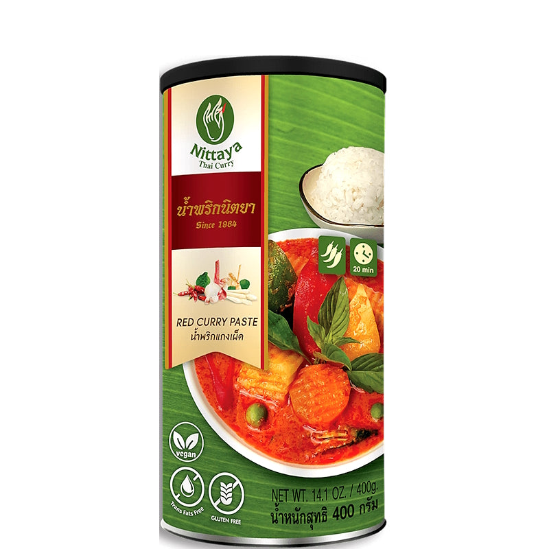 VEGAN Red Curry Paste 400g – NITTAYA