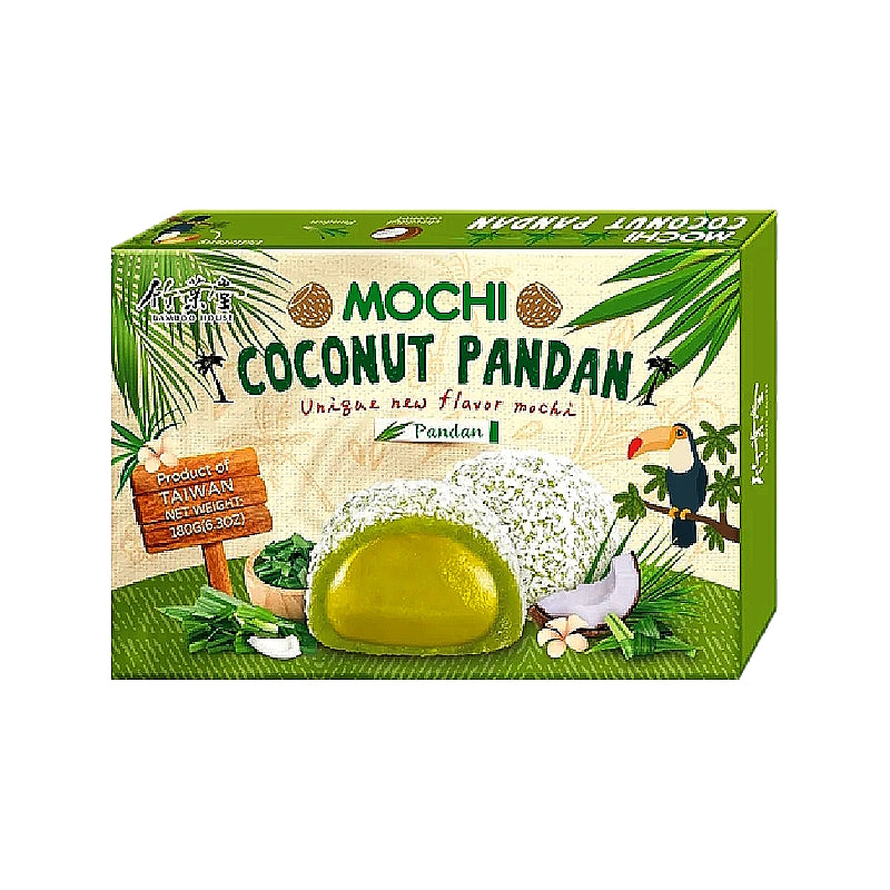 Coconut Pandan Mochi – Pandan Flavour - BAMBOO HOUSE