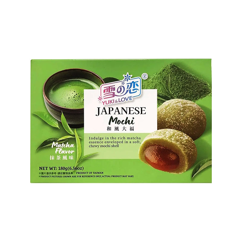 Japanese Mochi – Matcha Flavour – YUKI & LOVE