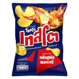 Ridge-Cut Potato Chips – Crab Curry Flavour 69g – TASTO