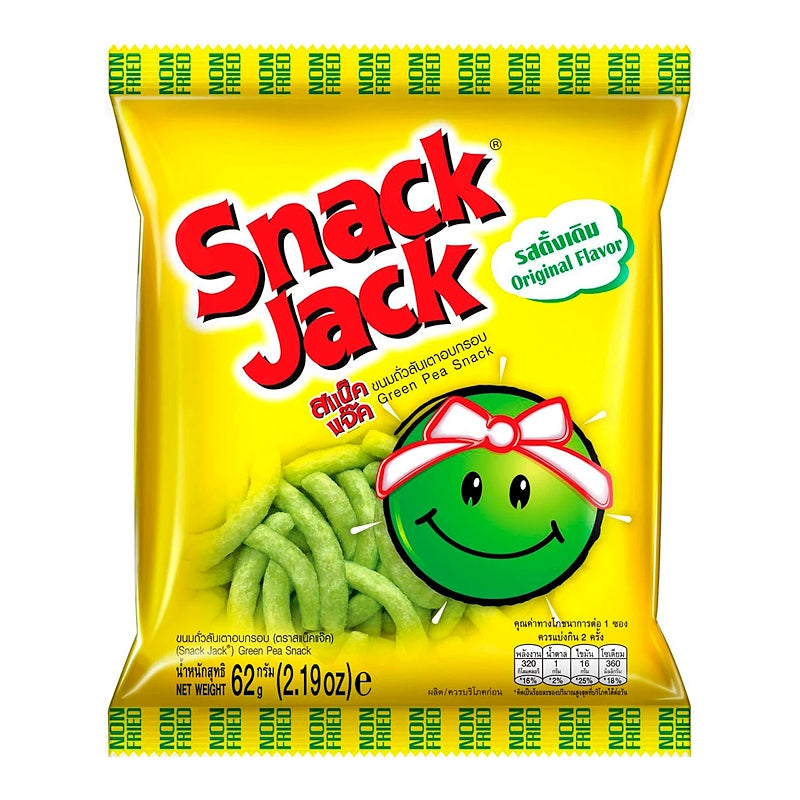 Green Pea Snack - Original Flavour 62g - SNACK JACK