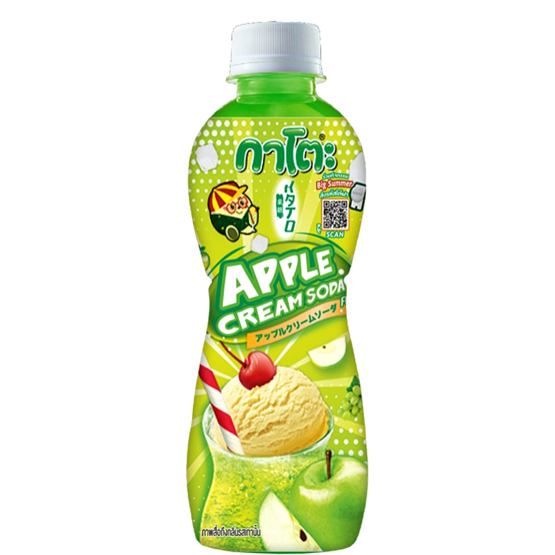 APPLE CREAM SODA Flavour Juice Drink with Coconut Gel – KATO