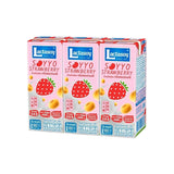 น้ำนมถั่วเหลือง กลิ่นสตรอว์เบอร์รี่ ขนาด  6x180 มิลลิลิตร - ตราแลคตาซอย