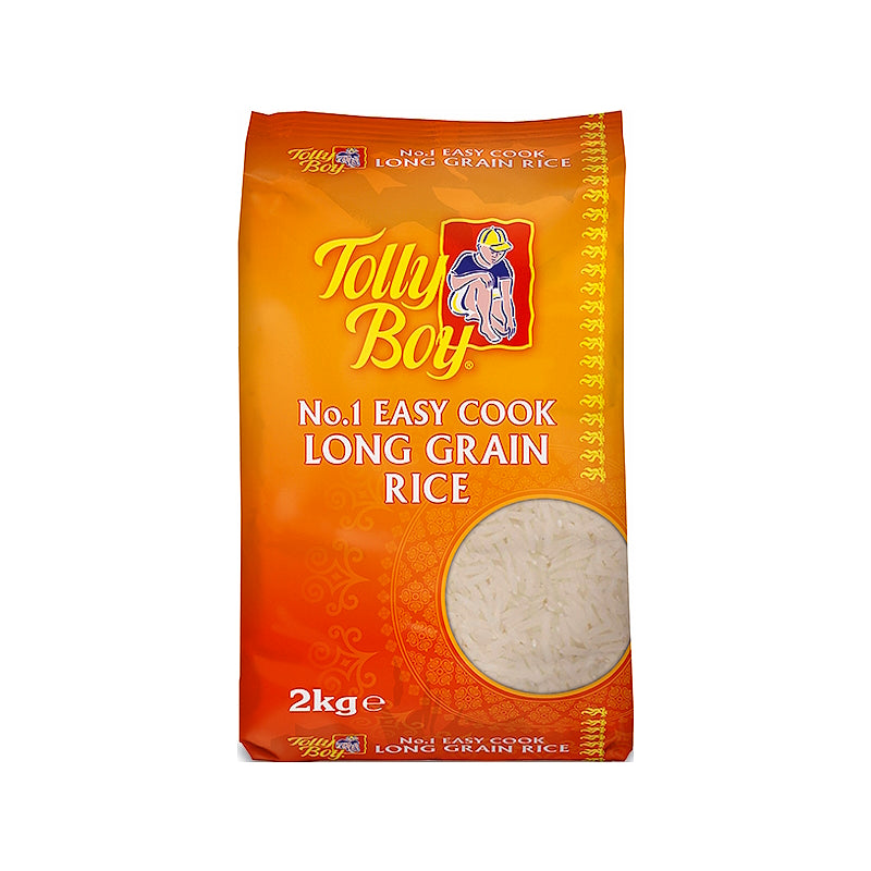 Easy Cook Long Grain Rice 2kg - TOLLY BOY