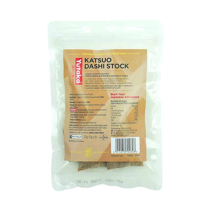 Katsuo Dashi Stock Packs (use like a teabag) - YUTAKA