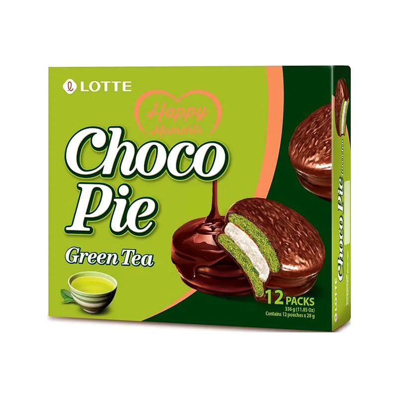 Choco Pie - Green Tea (12pcs) - LOTTE