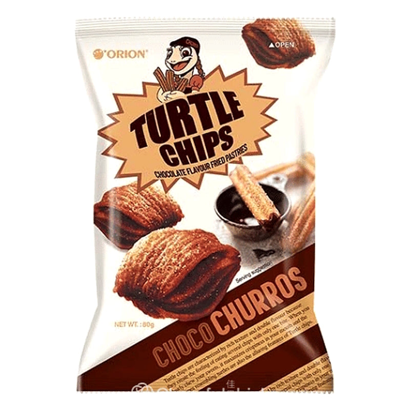 TURTLE CHIPS Choco Churros 80g - ORION