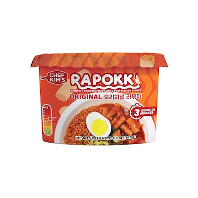 Raeppoki RAPOKKI Ramen & Topokki - Original Hot - CHEF KIM'S – RaanThai Oriental ...