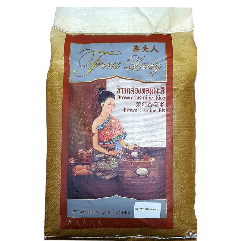Brown Jasmine Rice 10kg – FIRST LADY (KASET)