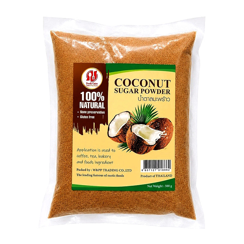 100% Natural Coconut Sugar 500g – FOODY GAINS