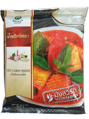 VEGETARIAN Red Curry Paste 1kg – NITTAYA